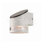 V-TAC VT-10395 1W LED Соларна Стенна Лампа SMD Бяло Тяло IP44 3000K