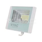 V-TAC VT-10405 12W LED Соларен Прожектор 6000К Бяло Тяло