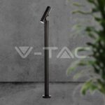 V-TAC VT-10475 2x2.6W Наземен Спот 1м. Черен 3000К IP44