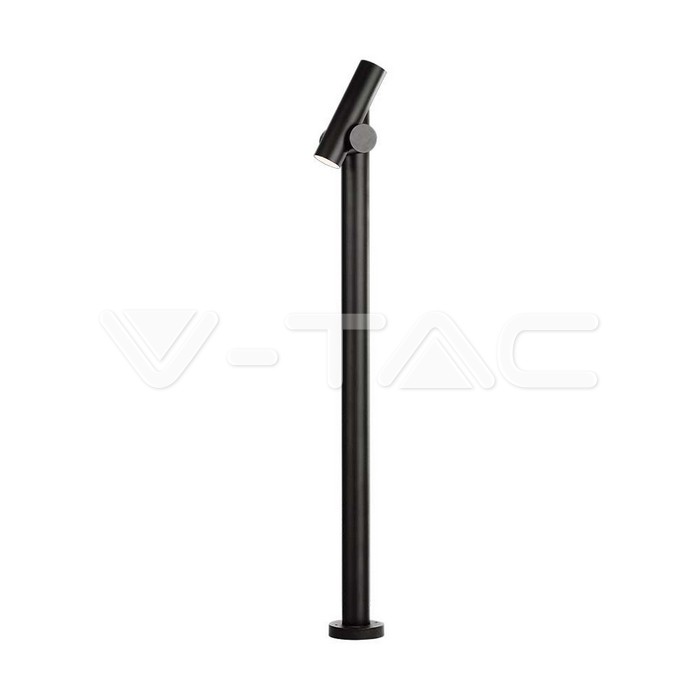 V-TAC VT-10475 2x2.6W Наземен Спот 1м. Черен 3000К IP44