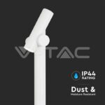 V-TAC VT-23052 2x2.6W Наземен Спот 1м. Бял 4000К IP44