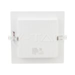 V-TAC VT-10486 18W LED Backlit Панел Квадрат 3000К