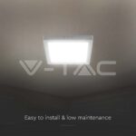 V-TAC VT-10492 6W LED Панел Външен Квадрат 3000К