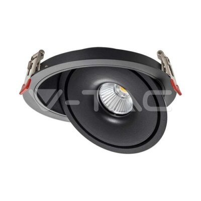 V-TAC VT-10582 30W LED COB Луна 3 в 1 Черно Тяло