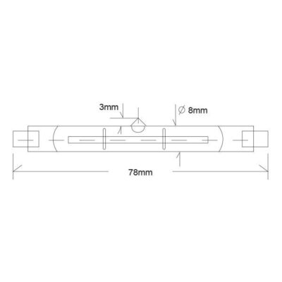 VITO 1100011 ECO Халогенна Лампа R7S 100W 2800K