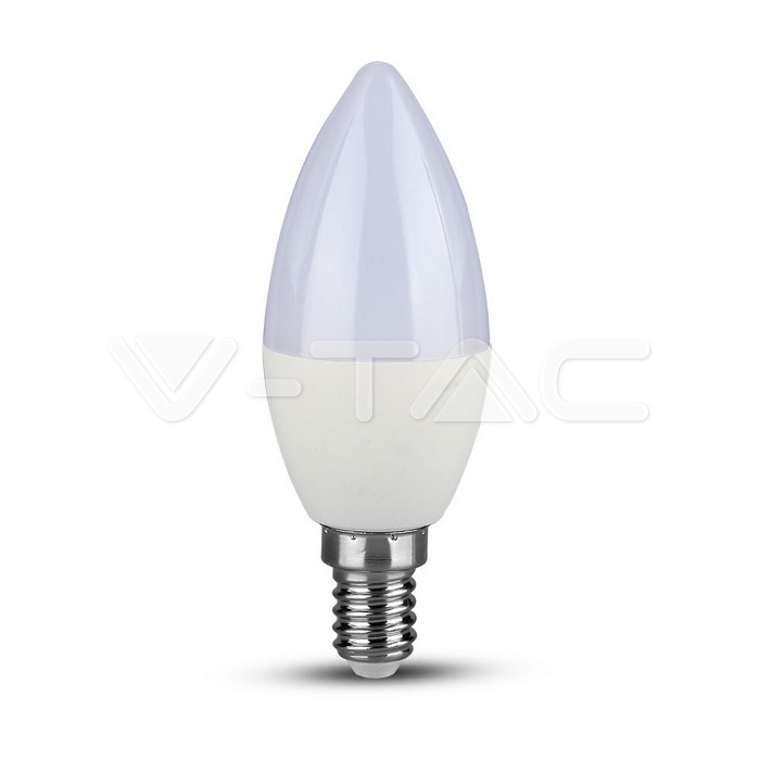 V-TAC VT-113 LED Крушка SAMSUNG Чип 7W E14 Кендъл 6400K