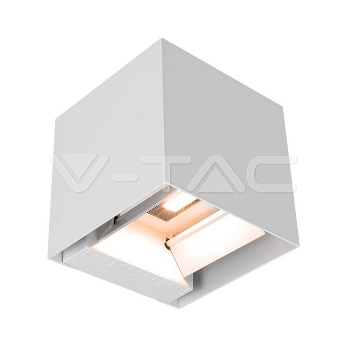 V-TAC VT-11886 9W COB LED Соларна Стенна Батерия 1x2600mAh 16ч. 3000K Бяло Тяло IP65