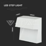 V-TAC VT-121403 3W LED   За Стъпала Бяло Тяло 4000К IP65