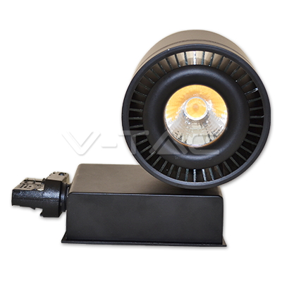 V-TAC VT-1235 33W LED COB CRI>95 Прожектор Релсов Монтаж черно Тяло Бяла Светлина