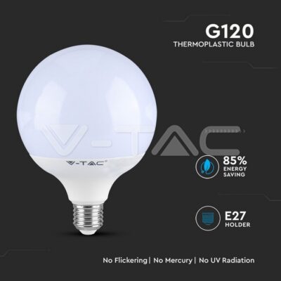 V-TAC VT-124 LED Крушка SAMSUNG Чип 18W E27 G120 4000K