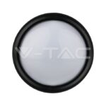 V-TAC VT-1261 8W Плафон Кръг Черно Тяло 3000K IP66