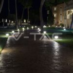 V-TAC VT-128318 10W LED Наземна Лампа Бяло Тяло 25см 5000К