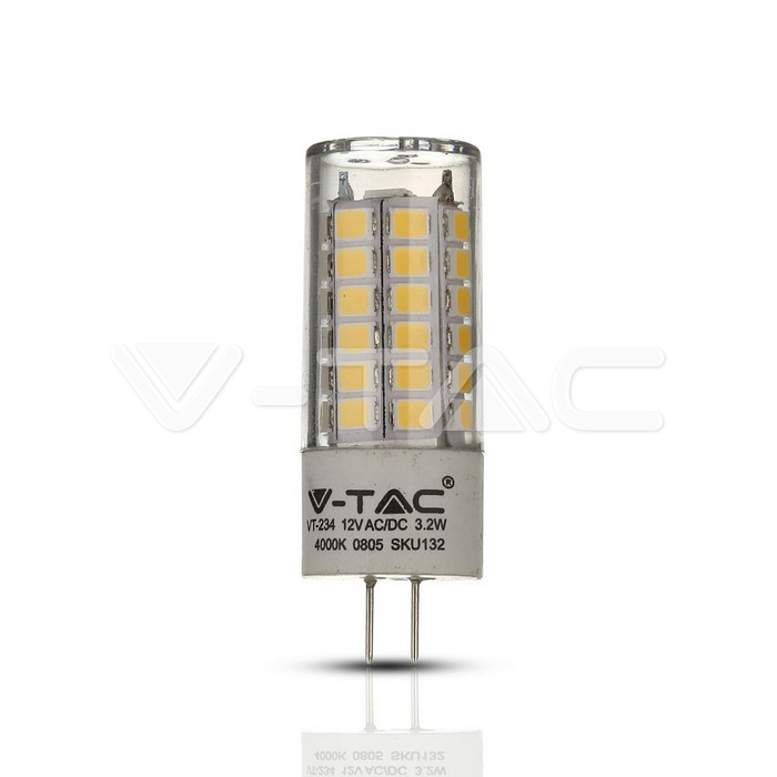 V-TAC VT-133 LED Крушка SAMSUNG Чип 3.2W G4 6400K