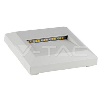 V-TAC VT-1320 2W LED   за Стъпала Бяло Тяло Квадрат Неутрално Бяла Светлина