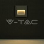 V-TAC VT-1325 2W LED   за Стъпала Сиво Тяло Квадрат Топло Бяла Светлина