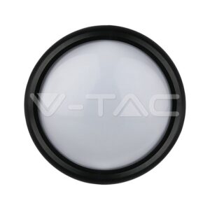 V-TAC VT-1349 12W LED Плафон Черно Тяло Топло Бяла Светлина IP65