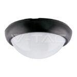 V-TAC VT-1349 12W LED Плафон Черно Тяло Топло Бяла Светлина IP65