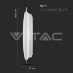 V-TAC VT-1497 SMART LED Плафон 40W Ф350 Звезди Топла + Студена Светлина