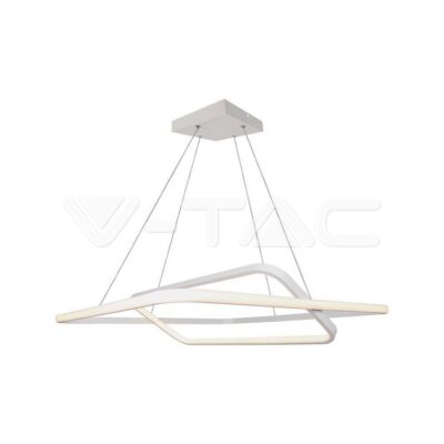 V-TAC VT-14988 LED Осветител 50W Висящ 600x600x1200мм Димиращ Бял 3000К