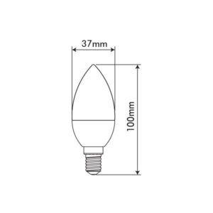 Vito 1500590 Лед Крушка OPTILED C37 2700K IP20 3.5W E14 220V