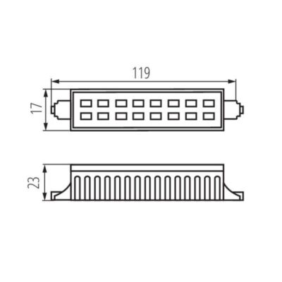 Kanlux 15098 ЛЕД Лампа RANGO LED R7s 220V 6W 3000K