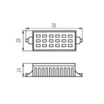 Kanlux 15099 ЛЕД Лампа RANGO MINI LED R7s 220V 6W 3000K