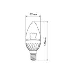 VITO 1512500 ЛЕД Лампа CANDLE C37 MICROSTAR-2 E14 6W 438Lm 6400K