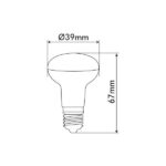 Vito 1512780 Лед Крушка REFLED-2 R39 2700K IP20 5W E14 220V