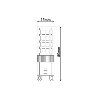 VITO 1513580 ЛЕД Лампа CAPSULED-2 G9 4W 386Lm 2700K