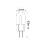 VITO 1513750 ЛЕД Лампа CAPSULED-2 G4 2 5W 200Lm 2700K Димируема 220V