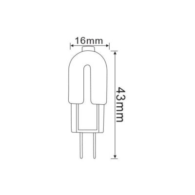 VITO 1513750 ЛЕД Лампа CAPSULED-2 G4 2 5W 200Lm 2700K Димируема 220V