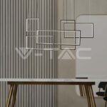 V-TAC VT-15344 LED Осветител 45W Висящ 120*50*60CM Черно Тяло 3000K