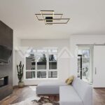V-TAC VT-15347 LED Осветител 47W За Таван (L90xW67x9см) 3000K Черно Тяло