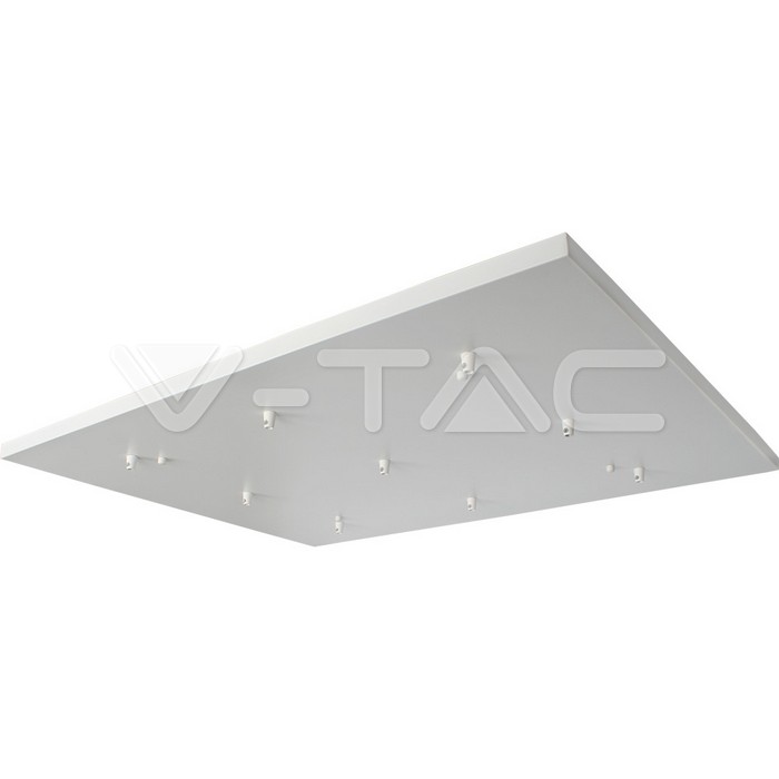 V-TAC VT-15354 Основа Стомана 800*600*H20mm Бял Мат