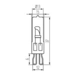 Kanlux 18421 Халогенен източник на светлина G9 STAR 220V 33W 2700K