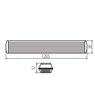 Kanlux 18519 Индустриално Осветително тяло MAH PLUS 36W G13 IP65 220V