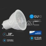 V-TAC VT-166 LED Крушка SAMSUNG Чип 7W GU10 4000K