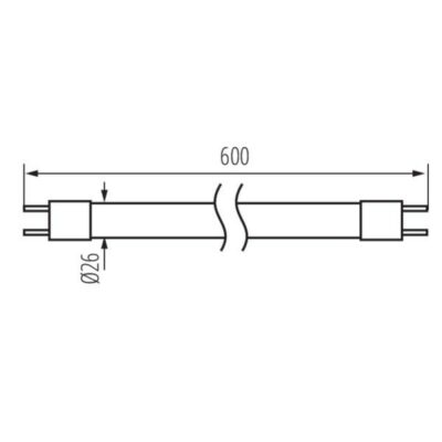 Kanlux 19921 Луминесцентна тръба T8 G13 18W 4000K