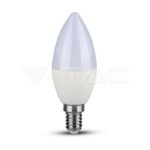 V-TAC VT-20186 LED Крушка SAMSUNG Чип 5.5W E14 C37 Кендъл Димиращ 4000K