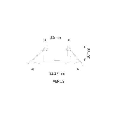 Vito 2010040 VT401-50W GOLDEN MR16 IP20 20W G5.3 220V