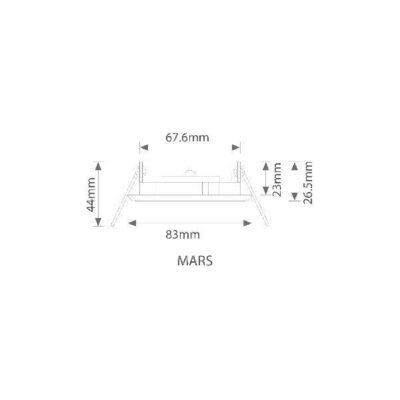 Vito 2010160 MARS GU5.3 GOLDEN MR16 IP20 50W G5.3 220V