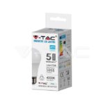 V-TAC VT-20185 LED Крушка - SAMSUNG Чип 12W E27 A60 Димираща 6400K