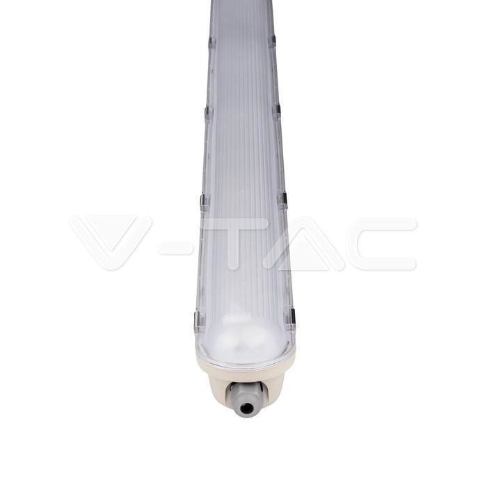 V-TAC VT-20213 LED Влагозащитено Тяло M-Серия 1500мм 48W 4000K Прозрачно Стоманен Клип 120 lm/W