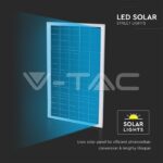V-TAC VT-20341 50W Улична Лампа Соларна SAMSUNG Chip Бяло Тяло 6400K