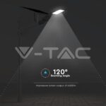V-TAC VT-20341 50W Улична Лампа Соларна SAMSUNG Chip Бяло Тяло 6400K