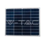 V-TAC VT-20341 50W Улична Лампа Соларна SAMSUNG Chip Бяло Тяло 6400K