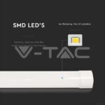 V-TAC VT-20360 15W LED Линейно Тяло SAMSUNG Чип 60cм Пластик Бърза Връзка + Кабел 4000K 150 lm/W