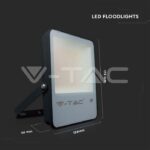 V-TAC VT-20404 50W LED Прожектор SMD SAMSUNG Chip Черно Тяло 4000K 160 lm/W