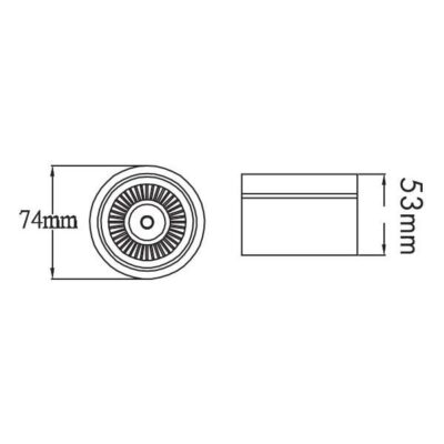 Vito 2101180 PAN-1SUR 6000K IP20 5W 220V