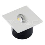 V-TAC VT-211210 3W LED Луна за Стена Квадрат 4000К